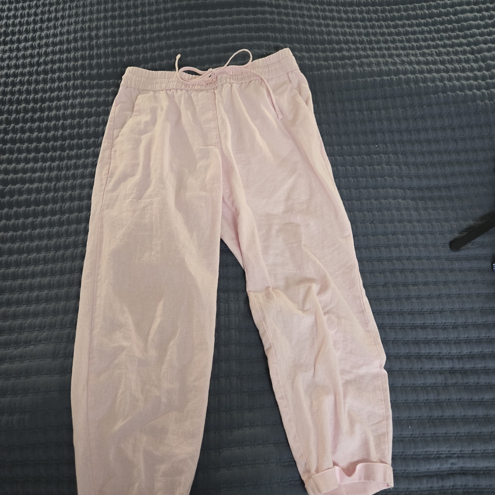 J Crew Women's Capri Linen Blend Pants 8 P